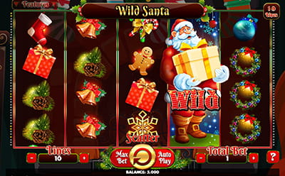 Der Spielautomat Wild Santa von Spinomenal