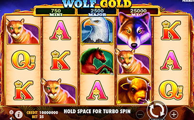 Der Video Slot Wolf Gold von Pragmatic Play