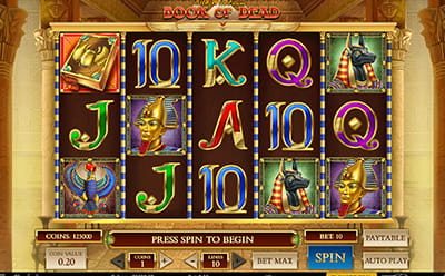 Der Slot Book of Dead von Play'n GO.