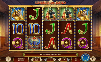Der Slot Legacy of Dead von Play'n GO