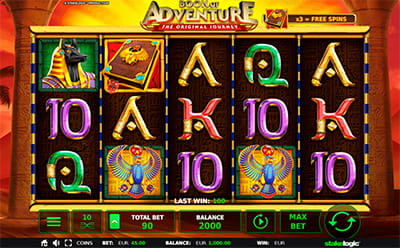 Der Spielautomat Book of Adventure von StakeLogic