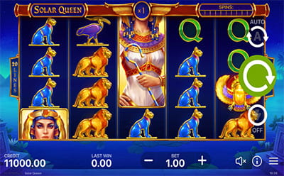 Der Video Slot Solar Queen von Playson
